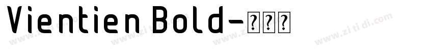 Vientien Bold字体转换